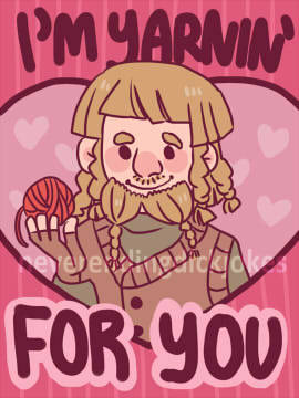 neverendingdickjokes:  Hobbit Valentines pt. I Featuring Thorin, Bilbo, Fili, Kili,