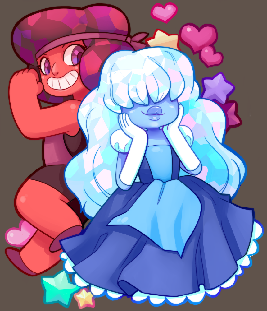 sam-bragg:  Ruby and Sapphire 