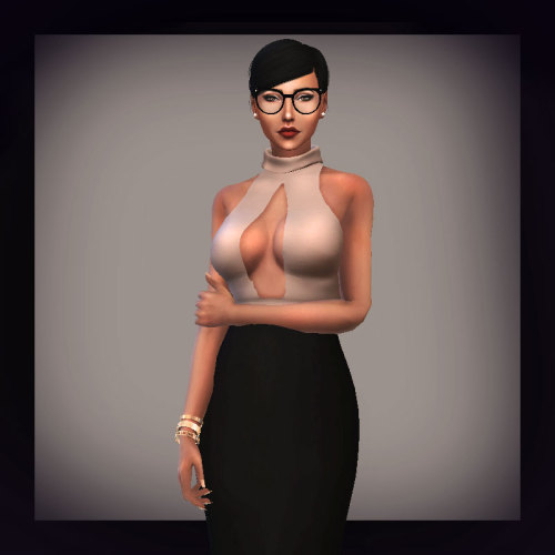  LookbookHair- LeahlilithEyelashes- KijikoEyes- PralineSimsFaceshine- Screaming MustardWatch- Toksik