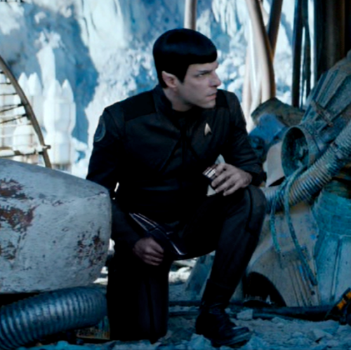 Spock in black:  the USS Franklin uniform