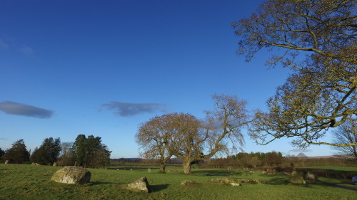 ‘Long Meg and her Daughters’ Stone Circle, Penrith, Cumbria, 4.2.17. Some lovely long sh