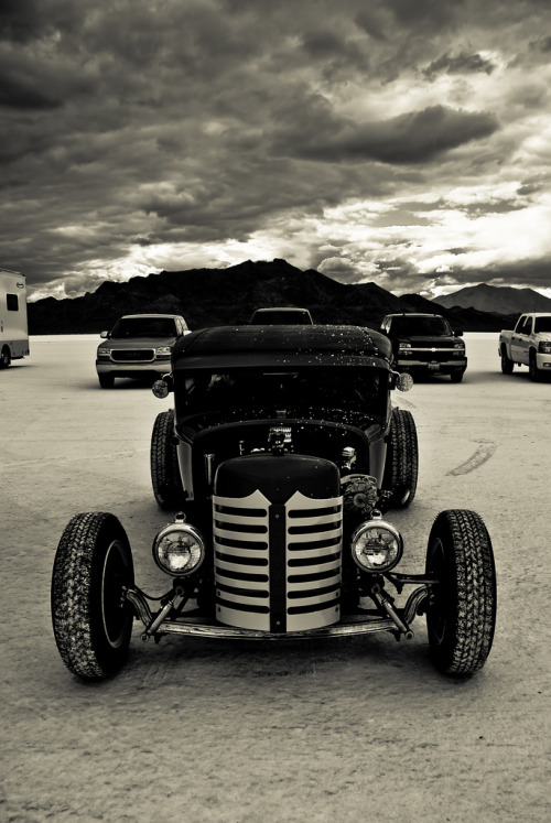 Scary skies on a rough coupe by EyePulp More cars here.