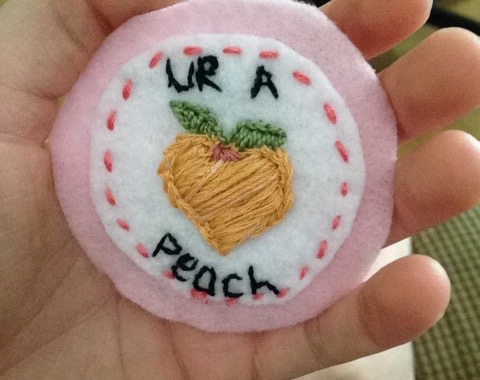 pansykiddo: Messy patch I made for Sarah