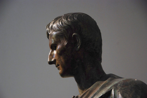 myglyptothek:Portrait of Augustus. The Prima Porta and Actium types combined. 12-10 BC. Bronze. 