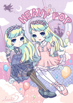 saaki-pyrop:  My new work! HEAVY POP vol.8 main visual♡ Lot of people wearing Fairy kei,Decora,Lolita,Punk…etc come to HEAVY POP.EVENT SNAPFACEBOOK PAGE It’s a so fun Japanese culture Event! Come HEAVY POP! 