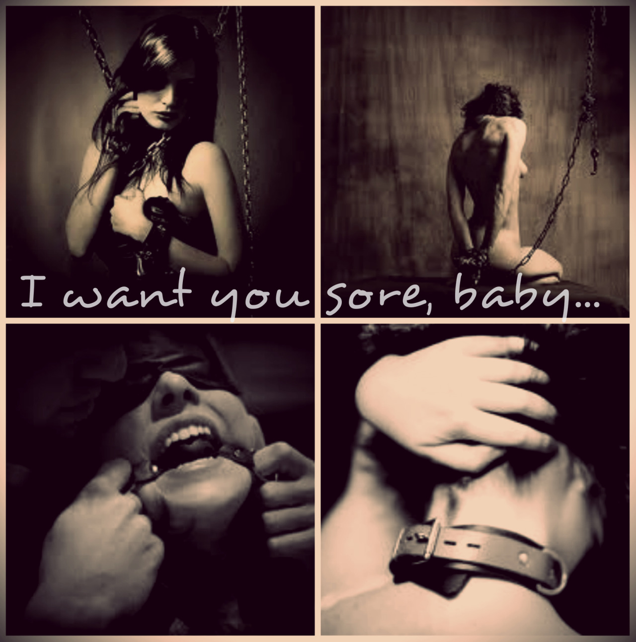 youresupposedtocareprick:  &ldquo;Hands in your back and be a good girl&quot; 