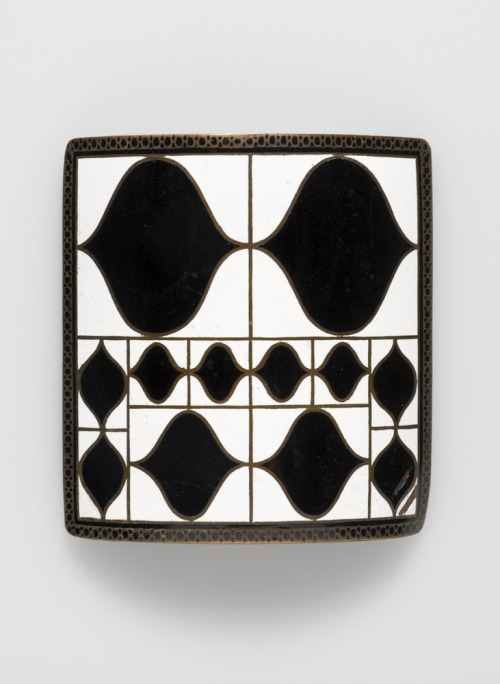 Johann Souval, belt buckle, 1910. Enamling. For Wiener Werkstätte. MAK Wien, via Europeana