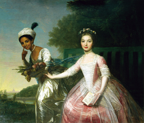 poisonwasthecure: Portrait of Dido Elizabeth Belle Lindsayand her cousin Lady Elizabeth MurrayDavid 