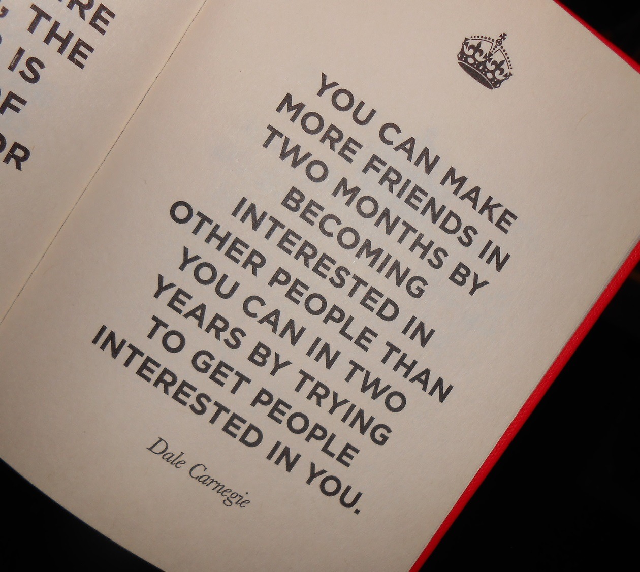 Be yourself.