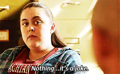 :  So, what do you think has changed? Why do you think you’re happy? You told me