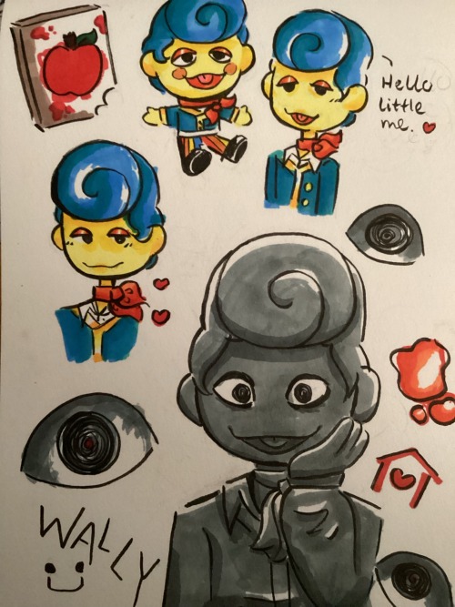 Been Trying To Improve My Traditional Art/ Practice Markers So I Drew Some Wallys!