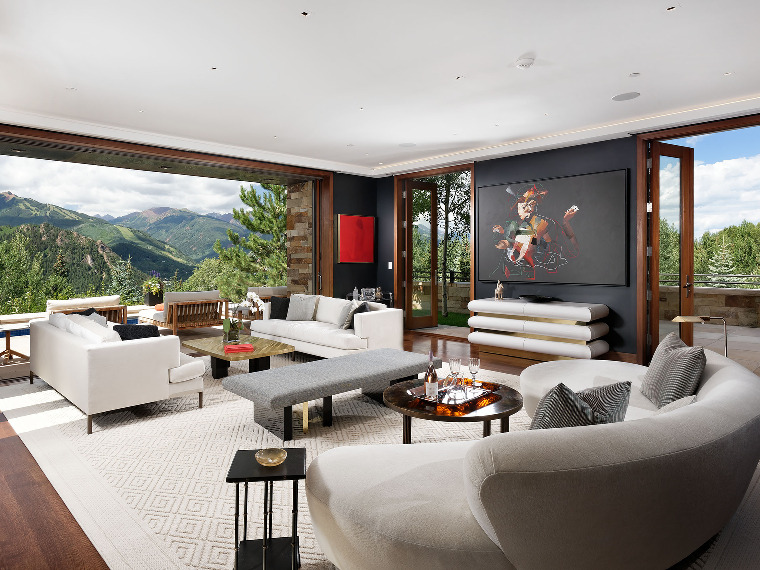 homeadverts:  Red Mountain Masterpiece located at the top of Red Mountain Ranch. Aspen,
