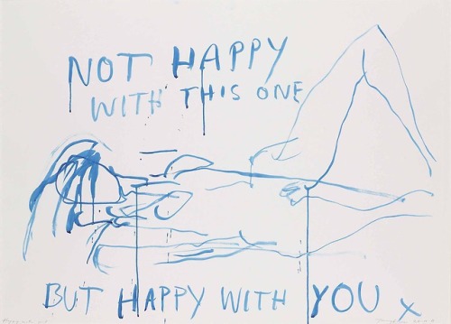 shesmoody: Tracy Emin, Happy with you, 2001