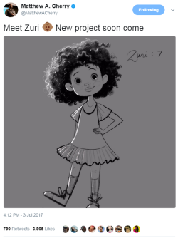 lagonegirl:  YES YES YES   I love Zuri already! can’t wait!!!This gotta bring awareness to things that really matter. Representation DOES matter!   The only people think it doesn’t, are people that are represented plenty. There gotta be a lot of