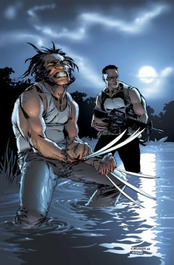 eugenetrepanier:  Wolverine and Punisher.