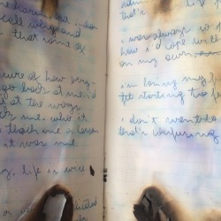 holograem:last year i tried to burn my diary during an anxiety episode