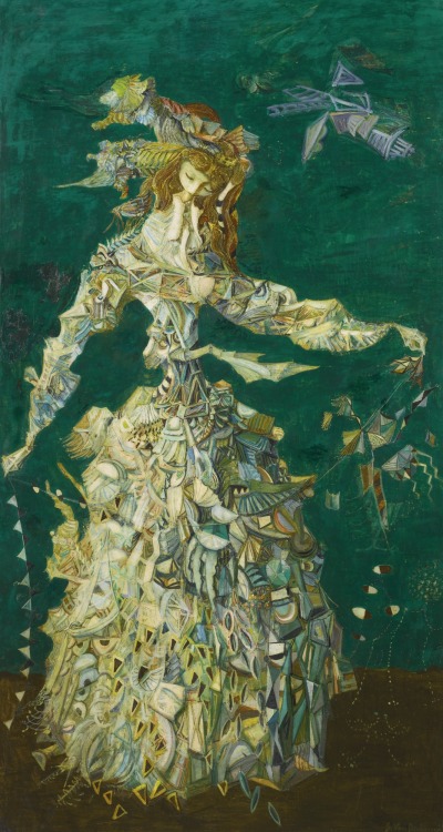 nekasuz:La Couleur Assiegee, 1947, by Suzanne van Damme (1901 - 1986)  sotheby’s