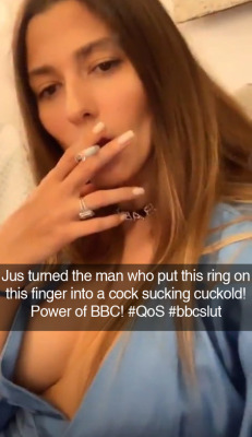 lordkilo:  I guess nothing is better than having a smoke after a nice fulfilling fucking from a bbc while your cuck husband cleans you up