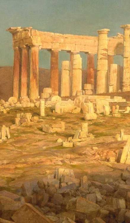 inividia:The Parthenon, C. 1871. Frederic Edwin Church