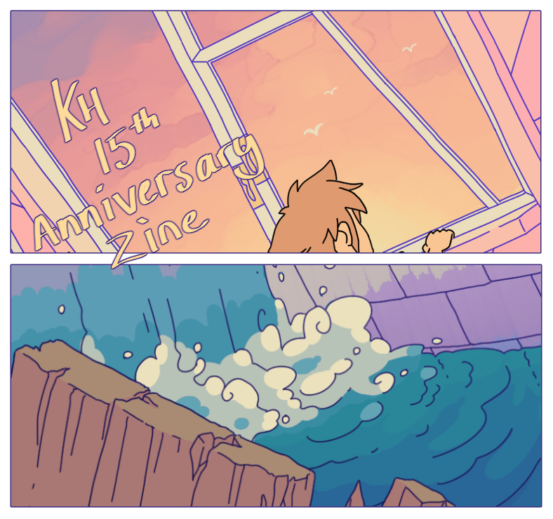 sekajiku:  one more wip for the @kh15thfanzine :D