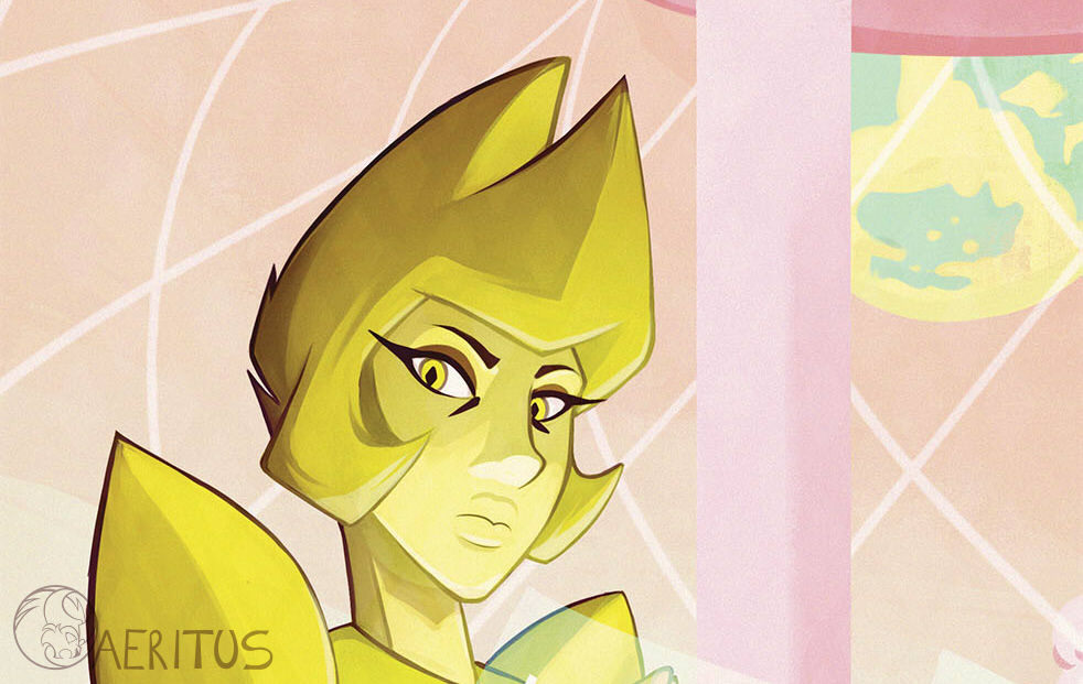 Preview of my piece for the @dazzlingdiamondszine!Preorders are now open so go and