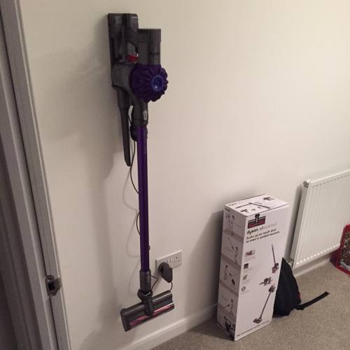 My New Toy! #Dyson #Hoover #housework #excitement #ownhome #home #cleaning #obsessed #ocd #hangsonthewall