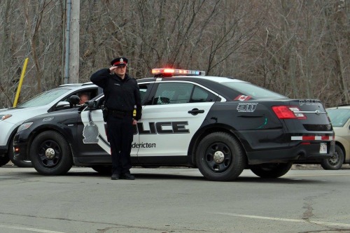 #LODD funeral for FF Berryman this afternoon in #Fredericton.