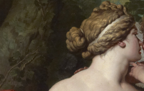 renaissance-art:Abraham Janssens c. 1605-1615Ceres, Bacchus, and Venus (detail)