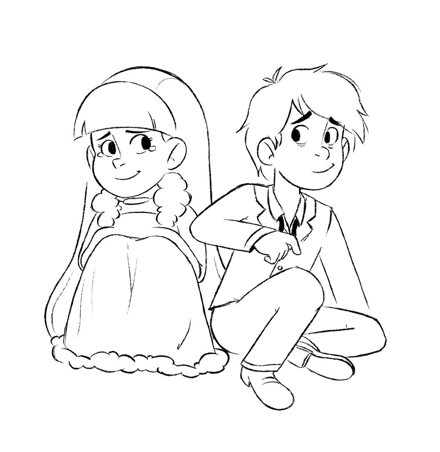 classykatelyn:Ah so I did do a bunch of sketches of these dweebs, but I don’t think