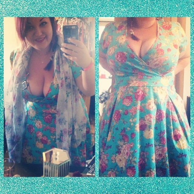 two-magpies:  love this LadyVLondon dress @fullerfigurefullerbust thanks for designing