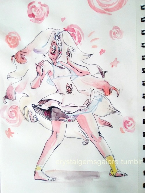 cristalgemsgalore:  More gem rebels!   they spend the time sneaking on Homeworld armies and exploring the weird  planet Earth, they also dance a lot and just go around being beautiful pastel messes. 