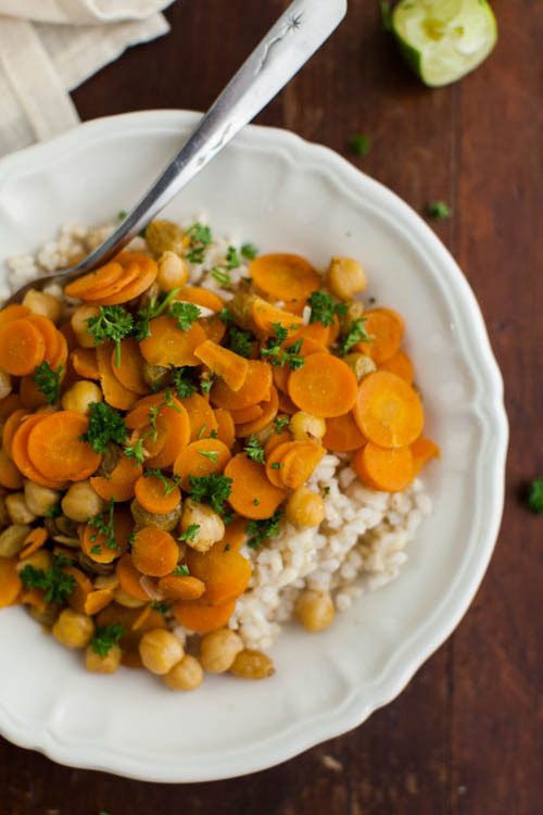 health-teaa:CUMIN BRAISED CARROTS AND CHICKPEAS