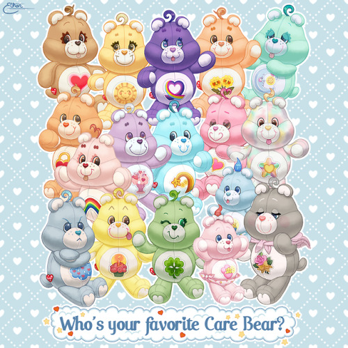 “Who’s your favorite Care Bear?”This is my second submission to the Care Bears Fan Forge. If you’d l