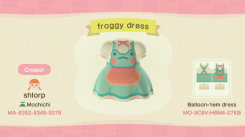 ⋆͛♡⋆͛ Froggy Inspired Dresses: Part 2  ⋆͛♡⋆͛ Not made by me. All credit goes to the original creator