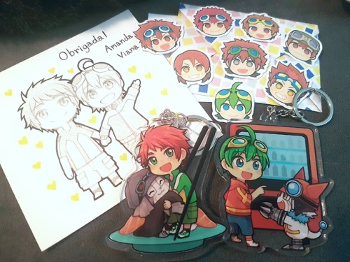 noirharu:it took forever bc our mail service is shit but my appmon charms i got from @well-mon are f