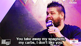 mithen-gifs-wrestling:  “I eat. That’s my thing.”