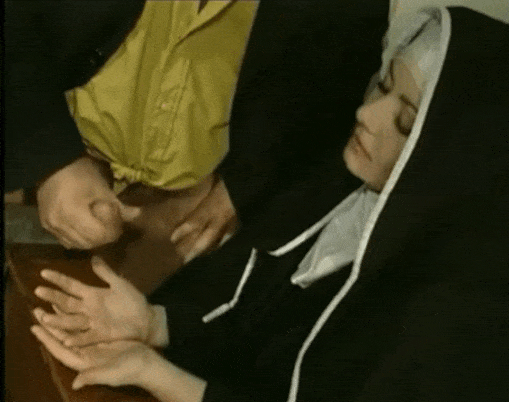 mygoldenageofporn:  Jessica Rizzo horny nun…