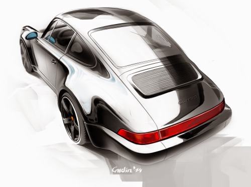 PORSCHE painting by Sergey Karlin. (via Sergey Karlin: PORSCHE painting)