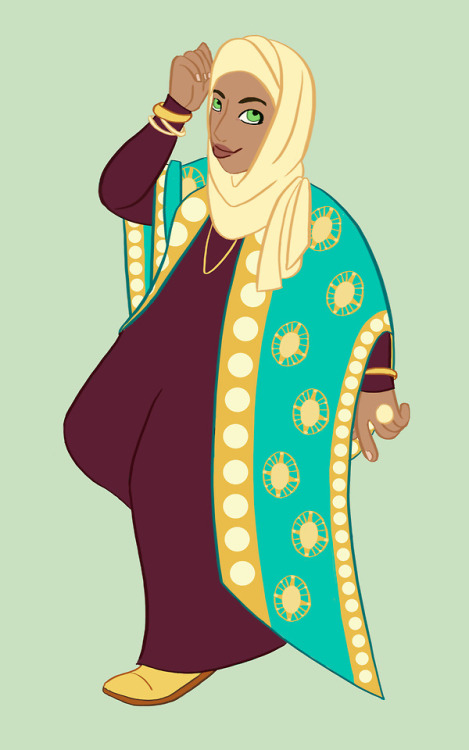 raireart:A commission - of sorts - for TBW, of their character Afiqah.Basically like a dress up doll