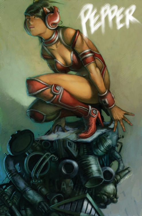 fantasy-scifi:  pepper with steel monsterby cuson