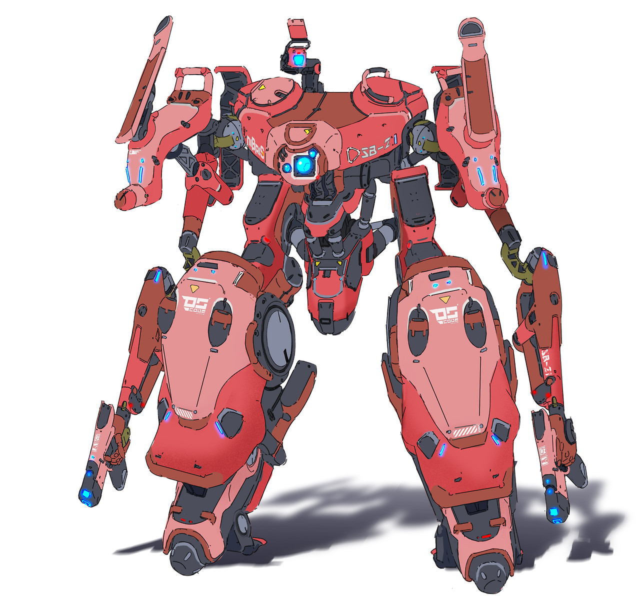mechaddiction:  ArtStation - Machine 1, mo xuan zhang #mecha – https://www.pinterest.com/pin/336714509626702393/