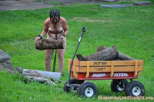 slavefarmer:u will be put to work at exhausting labor throughout the afternoon at Slavefarm I. And