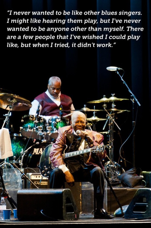 mashable: B.B. King was a timeless icon. These quotes truly celebrate his life and legacy.