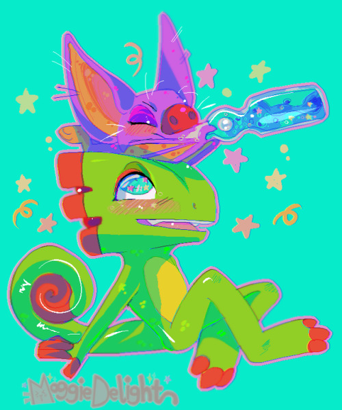 Art Blog | Personal Blog | Twitter | Deviantart   Yooka-Laylee was such a cute game and I love 