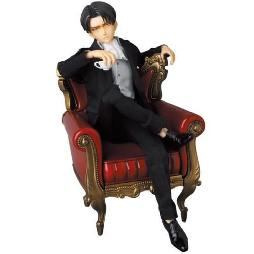 Dedication Post: Levi in His Red Chair Throne2017 Birthday VisualFRaU August 2014 Cover ArtAnimage February 2014 Cover Art2015 Medicom Real Action Heroes figure2014 Union Creative Mens Hdge figure & original Asano Kyoji art2014 Banpresto Ichiban Kuji