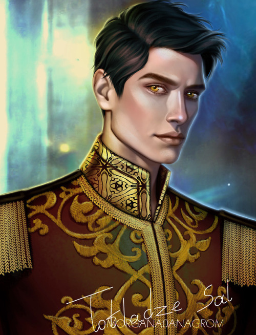 morgana0anagrom: It was time to paint this handsome fella painted Tiberias “Cal” Calore 