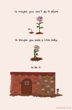 chibird:  A piece on needing help and not