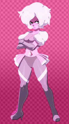 tovio-rogers:a pouty pink diamond cutie brat