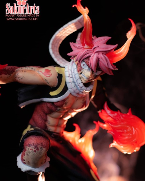 Fanart Handmade Custom Figure Natsu Fairytail by SakurArts www.sakurarts.com Completely Handmade.  S