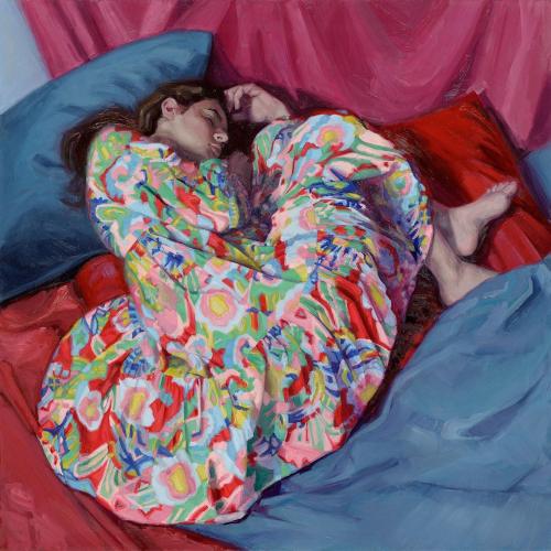 heavenpoison:Carolien van Olphen (1971), Colored Dreams, 2016, Oil on panel.Link: www.c